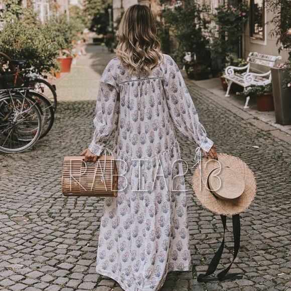 ZARA BOHO PRINTED TIERED DRESS - Picture 4 of 14